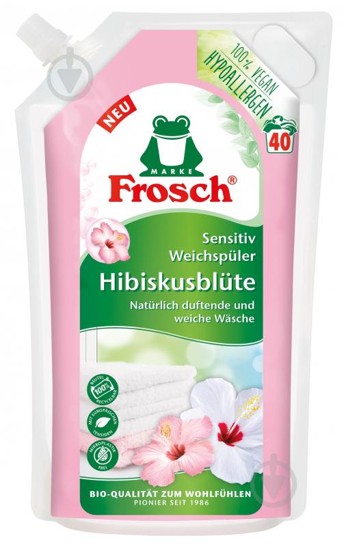 Кондиціонер-ополіскувач Frosch Квіти Гібіскуса 1 л - фото 1