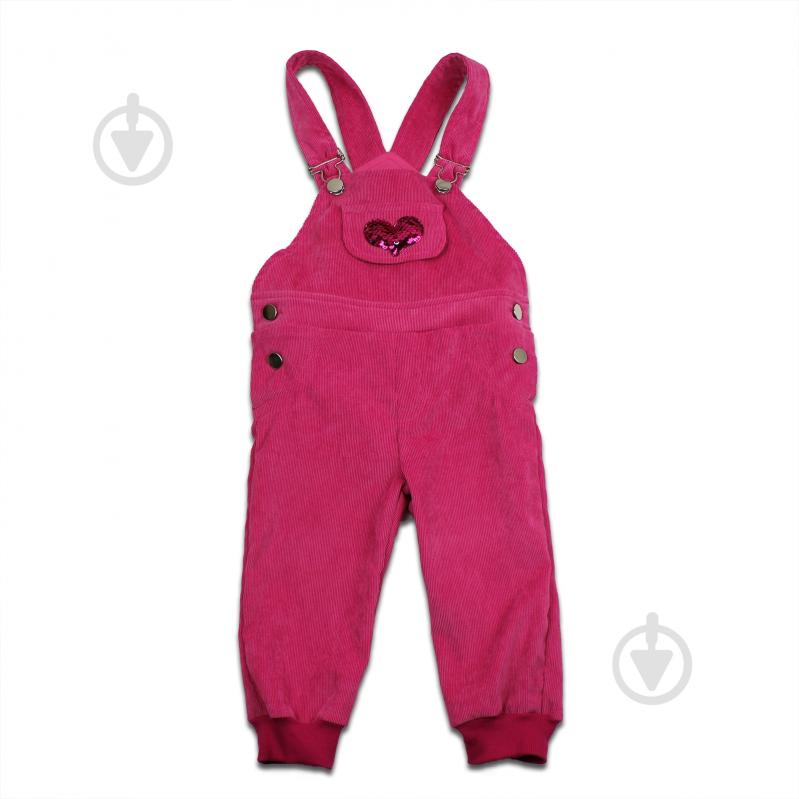 Комбинезон для девочки Danaya на подтяжках р.104 розовый ВЛ20-112 - фото 1 Комбинезон для девочки Danaya на подтяжках р.104 розовый ВЛ20-112 - фото 1