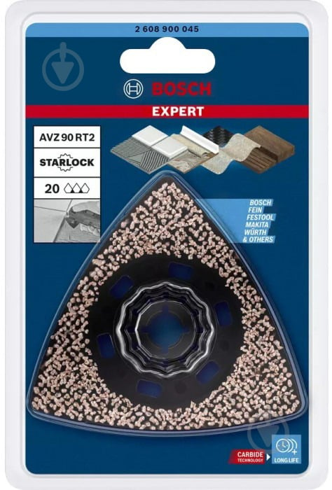 Платформа шліфувальна Bosch Expert Carbide-RIFF AVZ 90 RT2 2608900045 - фото 4