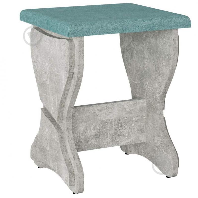 Табурет Компанит Т-3 балатон аква / ателье светлое - фото 1 Табурет Компанит Т-3 балатон аква / ателье светлое - фото 1