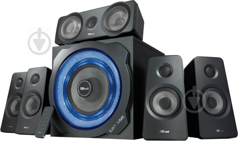 Акустическая система Trust TRUST GXT 658 Tytan Surround 5.1 black - фото 2