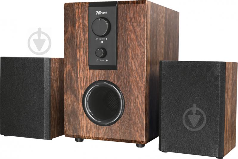 Акустическая система Trust Silva Speaker Set 2.1 brown - фото 2