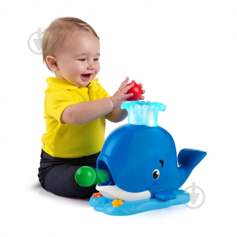 Игрушка музыкальная Bright Starts Silly Spout Whale Popper 10934 - фото 2