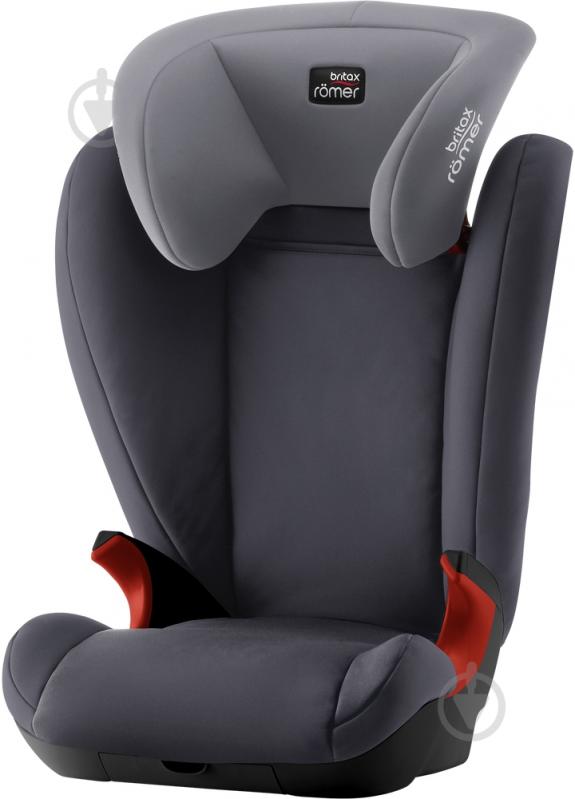 Автокресло Britax-Romer Kid II Black Series темно-серый storm gray 2000029681 - фото 1