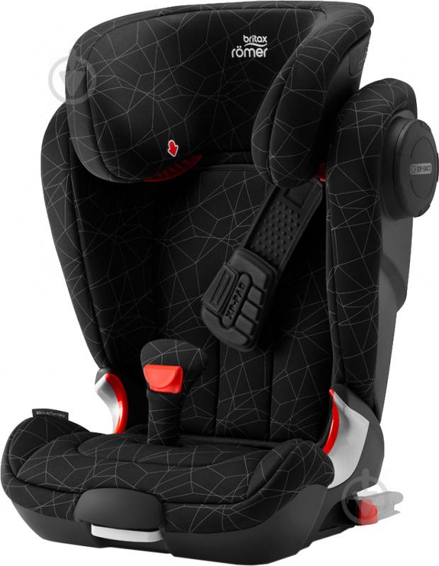 Автокрісло Britax-Romer Kidfix II XP SICT Black Series Crystal Black чорний із малюнком 2000030835 - фото 1