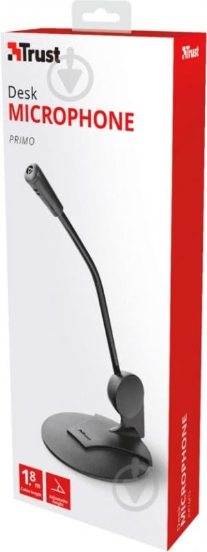 Микрофон Trust Primo desk microphone for PC and laptop 21674 (21674) - фото 6 Микрофон Trust Primo desk microphone for PC and laptop 21674 (21674) - фото 6