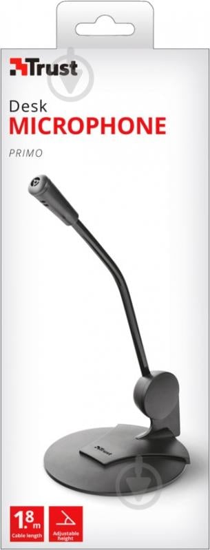 Микрофон Trust Primo desk microphone for PC and laptop 21674 (21674) - фото 5 Микрофон Trust Primo desk microphone for PC and laptop 21674 (21674) - фото 5