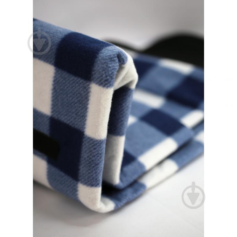 Плед Picnic 130x180 см синий с белым Soft Me - фото 8