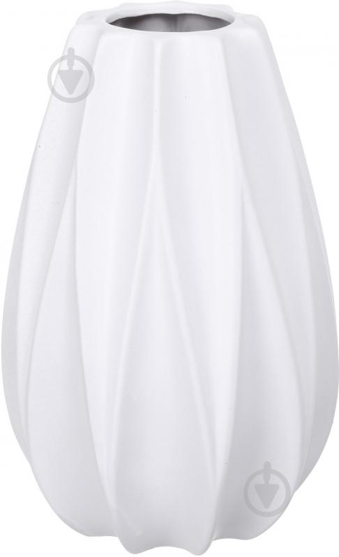 Ваза керамическая Elegant 18х27.6 см 27,6 см белая 11979 - фото 1