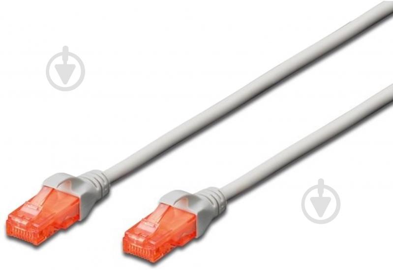 Патч-корд Digitus CAT 6 UTP (DK-1612-100) 10 м серый - фото 1 Патч-корд Digitus CAT 6 UTP (DK-1612-100) 10 м серый - фото 1
