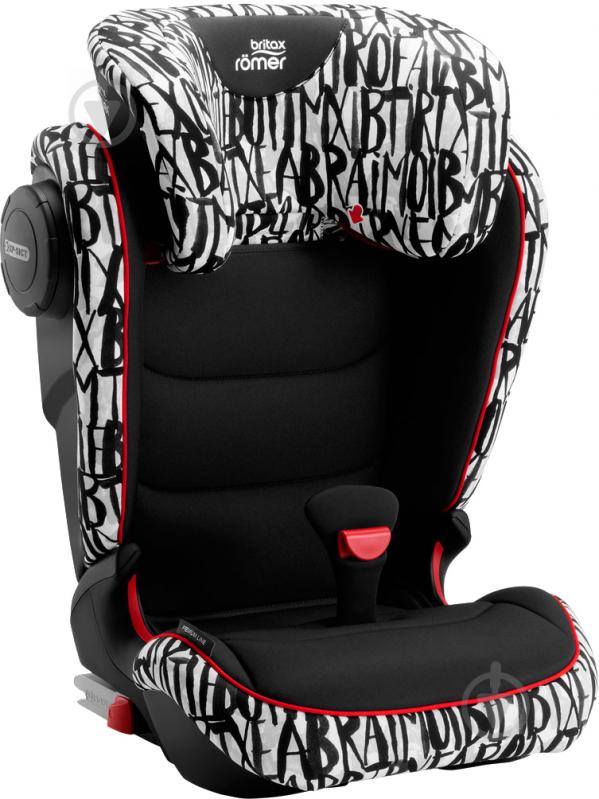 Автокресло Britax-Romer KIDFIX III M Letter Design черный с белым 2000030828 - фото 3