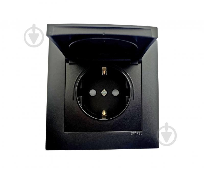 Розетка Efapel Logus черный 20634 TPM - фото 1 Розетка Efapel Logus черный 20634 TPM - фото 1