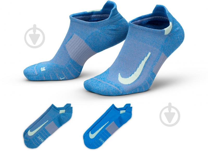 Шкарпетки Nike Nike Multiplier SX7554-991 р.42-46 синій - фото 1