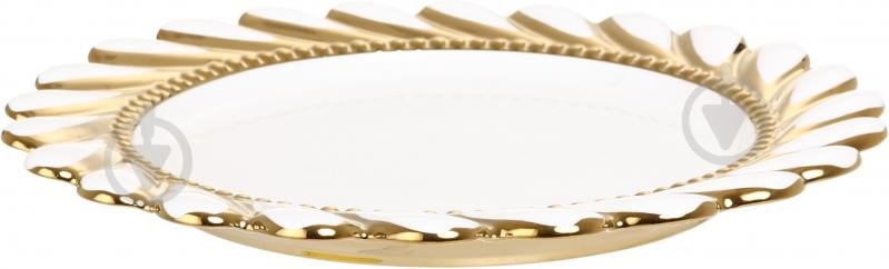 Блюдо круглое Fiora Savoiardi 35x3,5 см фарфор - фото 2