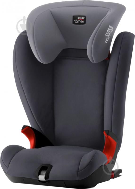 Автокресло Britax-Romer Kidfix SL Black Series Storm Grey темно-серый 2000029676 - фото 1