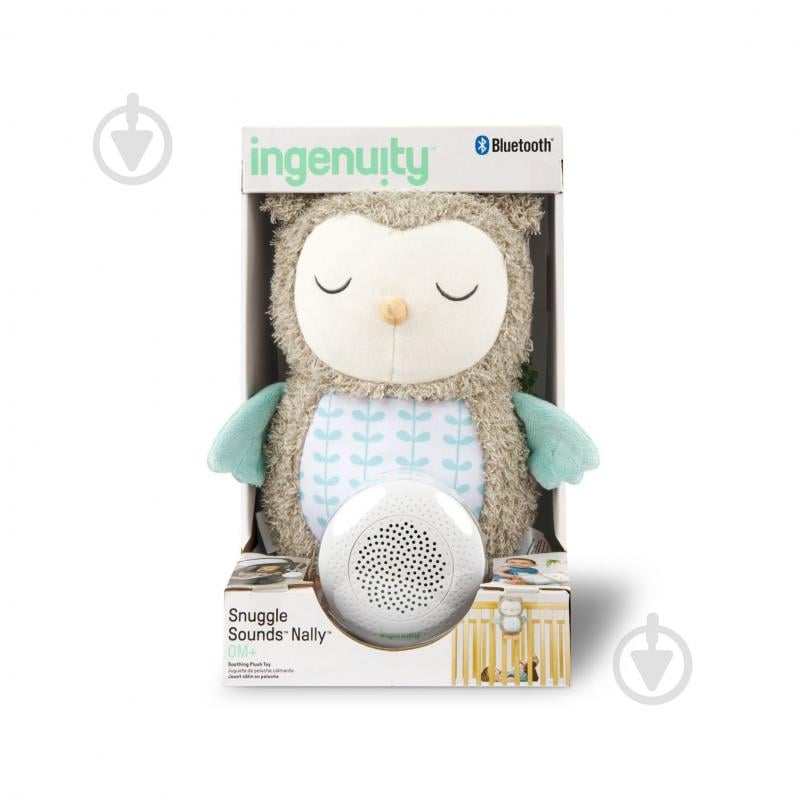 Мягкая игрушка Ingenuity Snuggle Sounds Nally 22,8 см 14 коричневый 12477 - фото 6