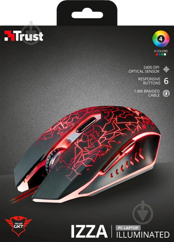 Мышь Trust GXT 105 (21683) black (21683) - фото 8