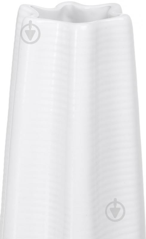 Ваза керамическая Iceberg 11.5х35.5 см 35,5 см белая 14994 - фото 2