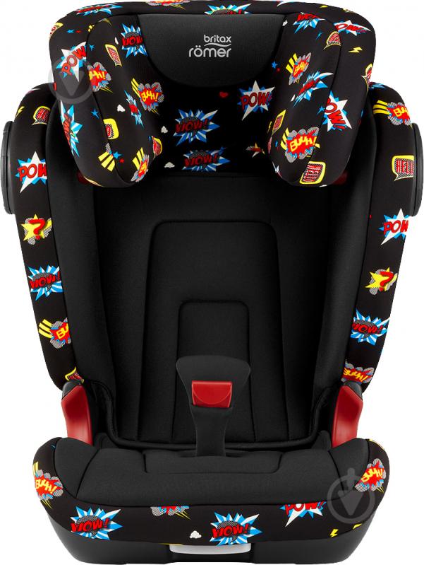 Автокрісло Britax-Romer Kidfix2 S Comic Fun чорний із малюнком 2000031878 - фото 2