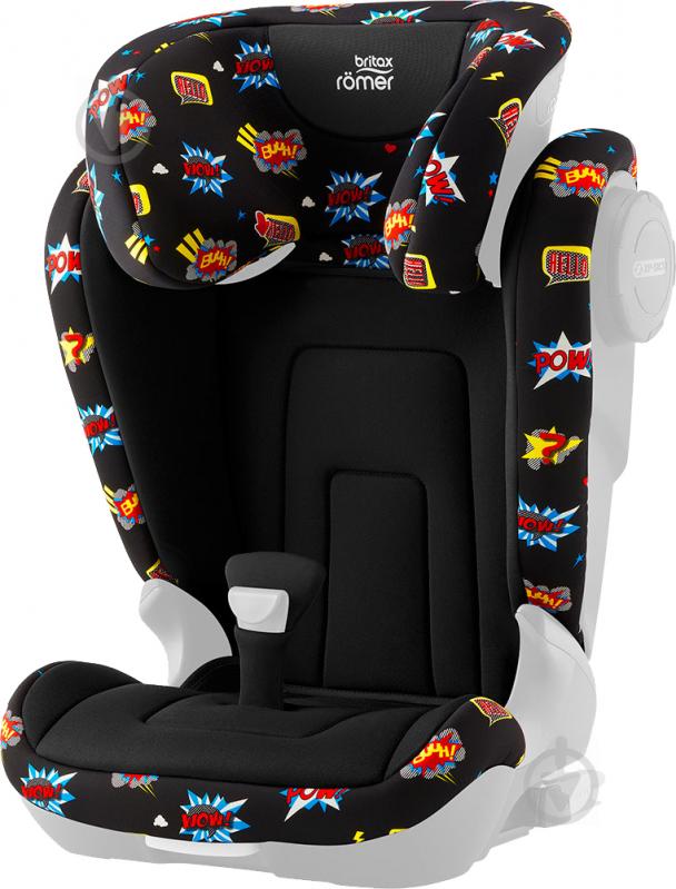 Автокрісло Britax-Romer Kidfix2 S Comic Fun чорний із малюнком 2000031878 - фото 6