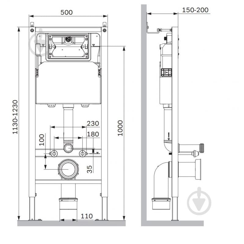 Инсталляция для унитаза AM.PM PrimeFit I012709 - фото 6