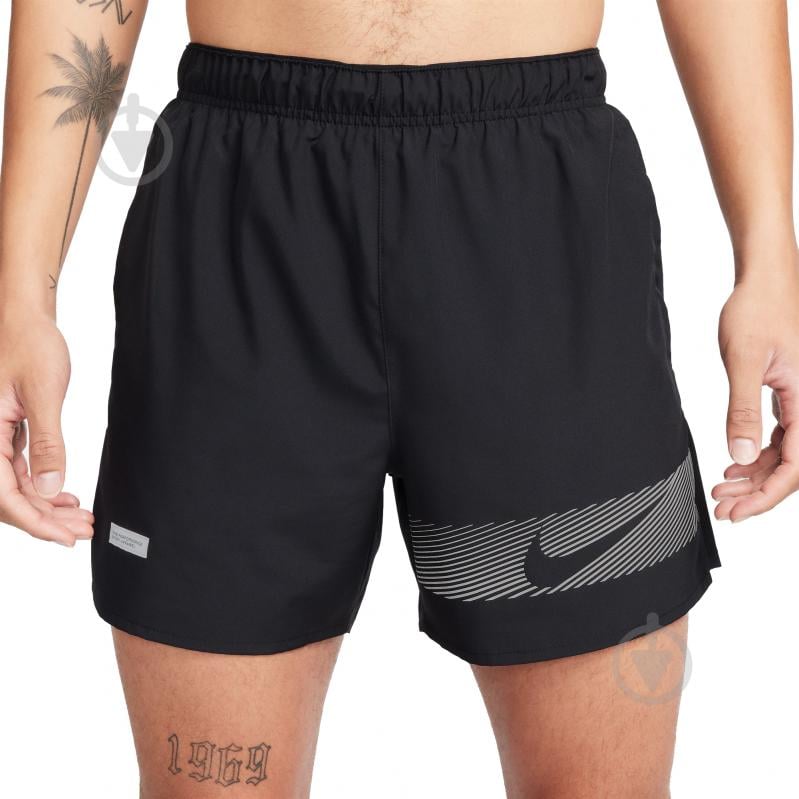 Шорты Nike M NK CHALLENGER 5BF SHRT FLASH FN3048-010 р. 2XL черный - фото 2