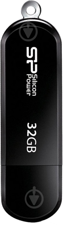 Флеш-память USB Silicon Power LUX mini 322 32 ГБ USB 2.0 black (SP032GBUF2322V1K) - фото 1