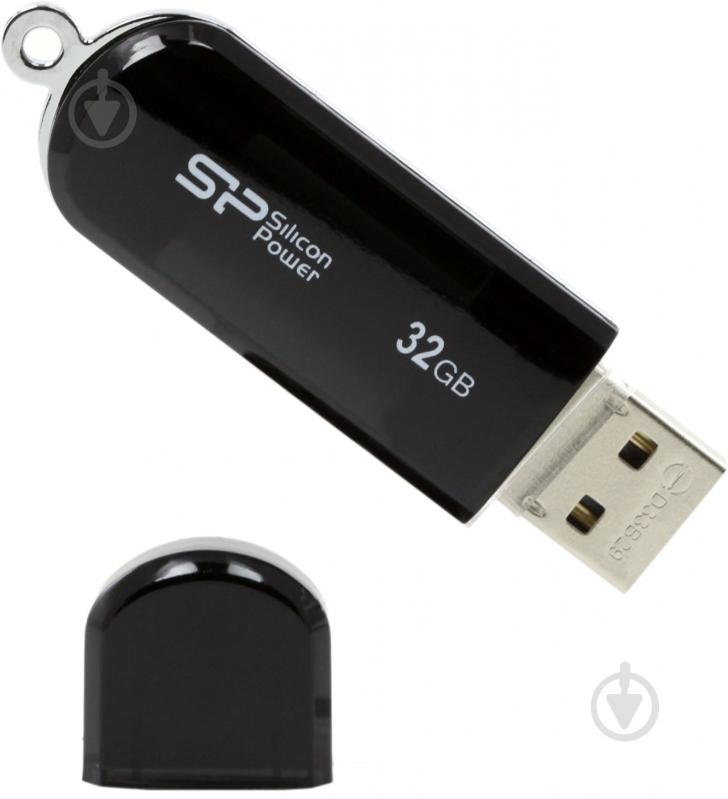 Флеш-память USB Silicon Power LUX mini 322 32 ГБ USB 2.0 black (SP032GBUF2322V1K) - фото 3