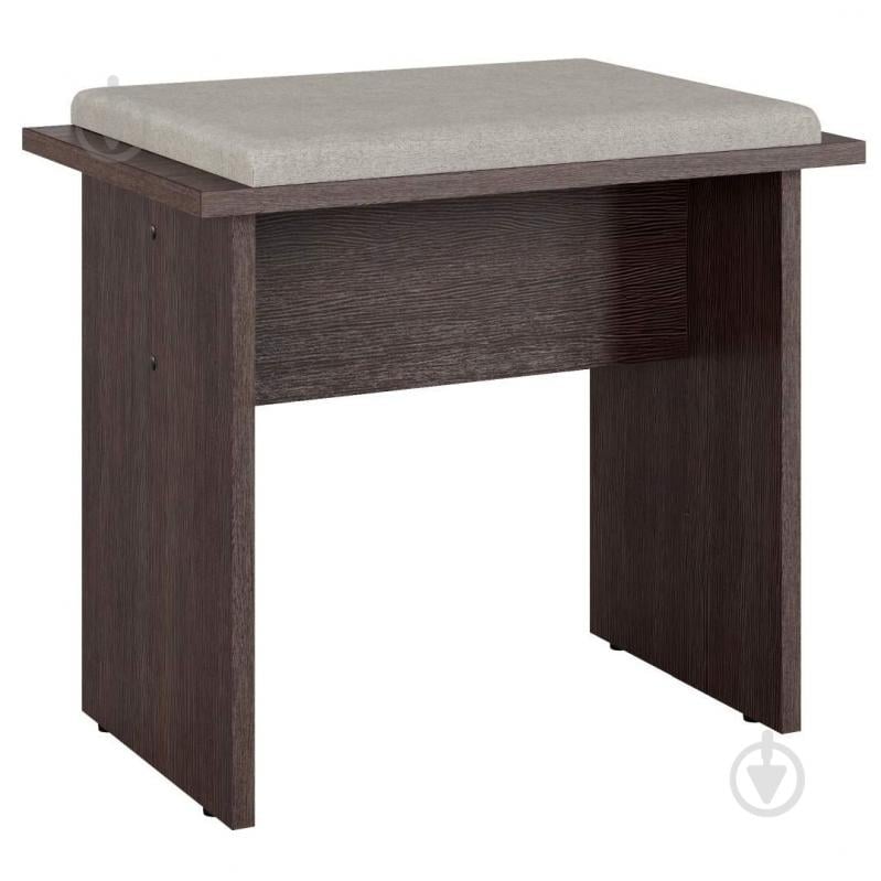 Табурет Компанит Т-7 балатон серый / венге - фото 1