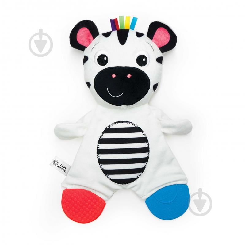 М'яка іграшка Baby Einstein Zen the Zebra 25,4 см 233 Біла 12490 - фото 1