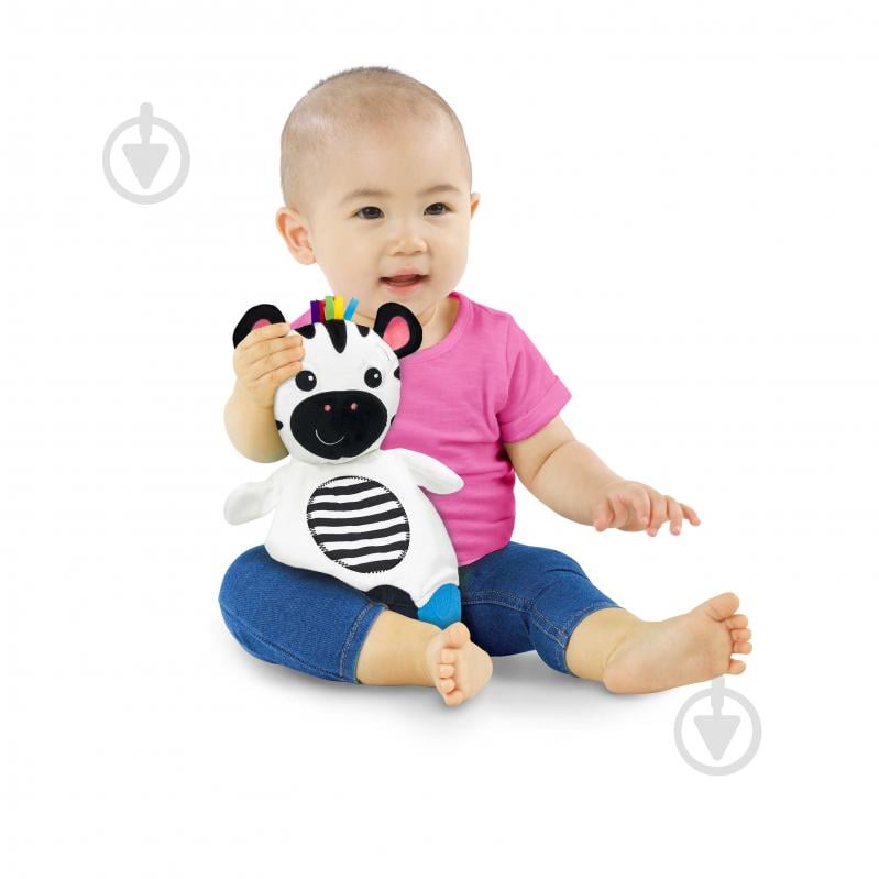 М'яка іграшка Baby Einstein Zen the Zebra 25,4 см 233 Біла 12490 - фото 2