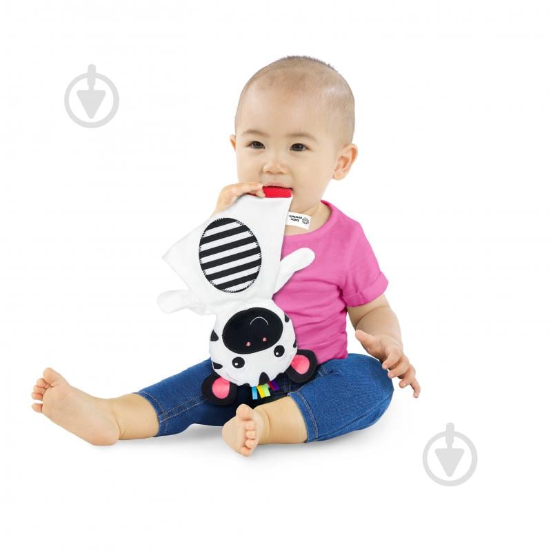 М'яка іграшка Baby Einstein Zen the Zebra 25,4 см 233 Біла 12490 - фото 3