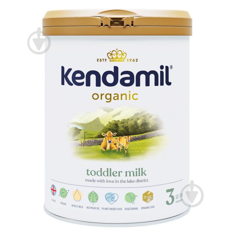 Сухая молочная смесь Kendamil Organic 3 12-36 мес., 800 г (77000336) - фото 1