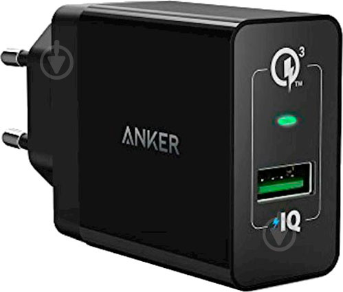 Зарядний пристрій Anker PowerPort+1 QC3 - фото 1