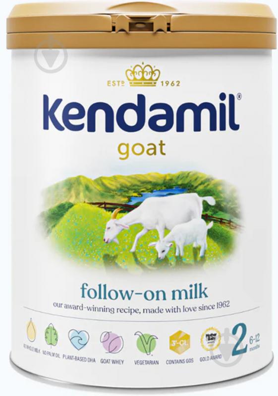 Сухая молочная смесь Kendamil Goat 2 на козьем молоке 6-12 мес., 800 г (92000019) - фото 1