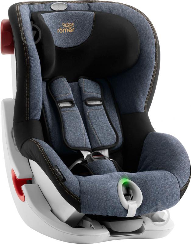 Автокресло Britax-Romer King II LS голубой blue marble 2000027855 - фото 3