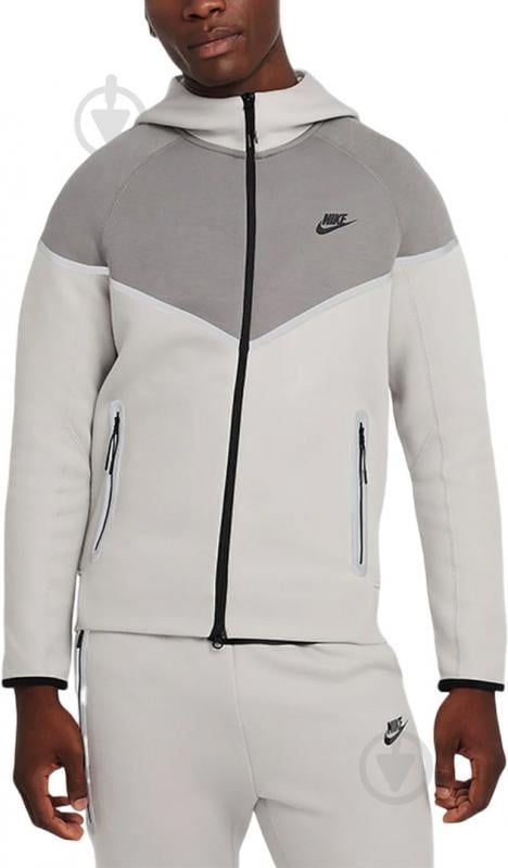 Джемпер Nike TCH SSNL TF+ R FZ HQ3746-014 р.XL сірий - фото 1 Джемпер Nike TCH SSNL TF+ R FZ HQ3746-014 р.XL сірий - фото 1