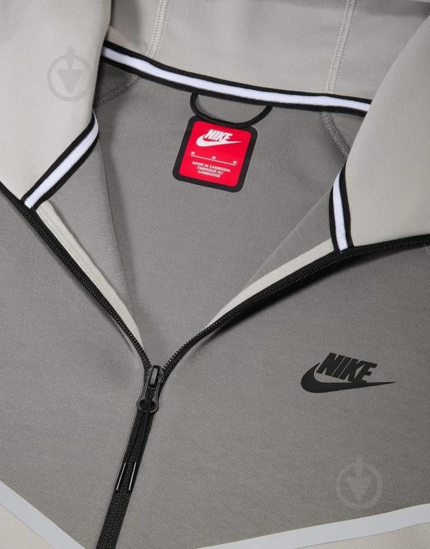 Джемпер Nike TCH SSNL TF+ R FZ HQ3746-014 р.XL сірий - фото 4 Джемпер Nike TCH SSNL TF+ R FZ HQ3746-014 р.XL сірий - фото 4