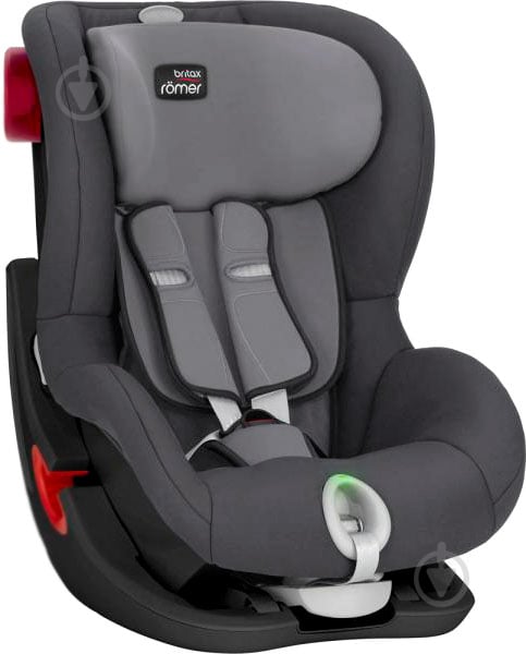 Автокресло Britax-Romer King II LS BLACK SERIES темно-серый storm gray 2000025255 - фото 1