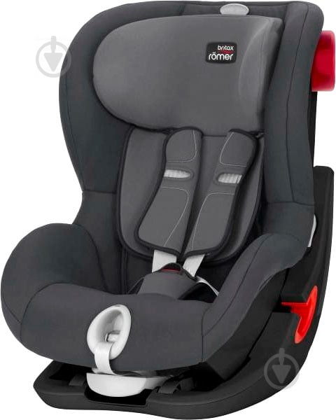 Автокресло Britax-Romer King II LS BLACK SERIES темно-серый storm gray 2000025255 - фото 3