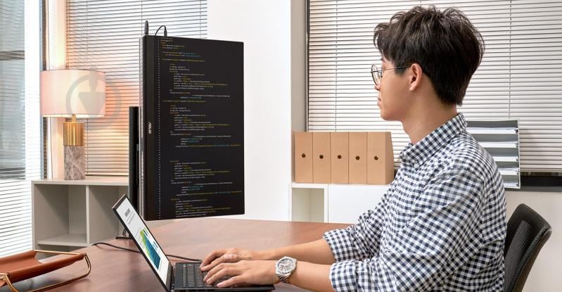 Монитор Asus ZenScreen MB249C 23,8" (90LM0865-B01170) - фото 4