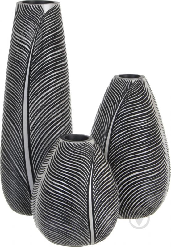 Ваза полирезиновая Дарк 16х16х46 см 46 см серая ZSC1925-18-0428 - фото 4 Ваза полирезиновая Дарк 16х16х46 см 46 см серая ZSC1925-18-0428 - фото 4