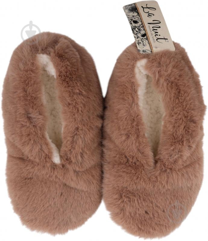 Обувь домашняя La Nuit Milo р.36/37 коричневый - фото 1 Обувь домашняя La Nuit Milo р.36/37 коричневый - фото 1