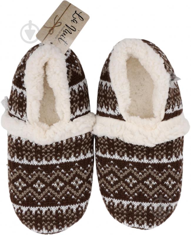 Обувь домашняя La Nuit Basic Крисс р.43/44 коричневый - фото 1