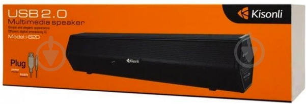 Акустическая система Kisonli i-620/23427 2.0 black - фото 4