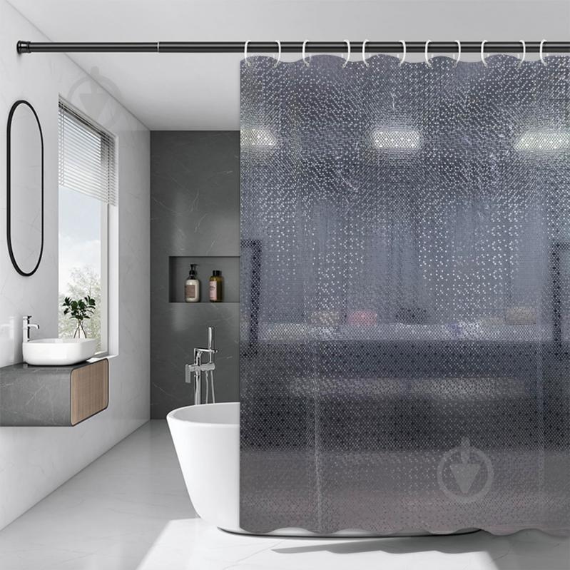 Шторка для ванни Rapal 3D Twinkle, 180х180 см - фото 1 Шторка для ванни Rapal 3D Twinkle, 180х180 см - фото 1