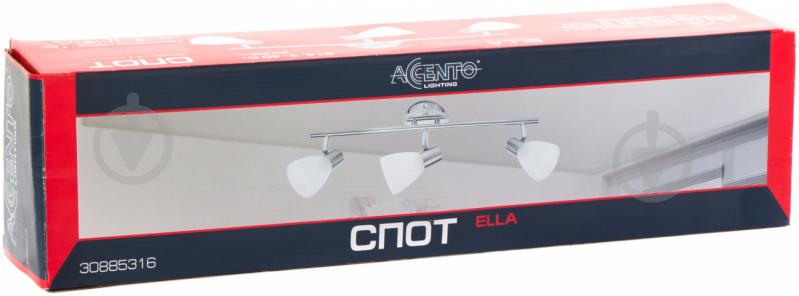 Спот Accento lighting 3x40 Вт E14 сатин ALIN-Ella-3 - фото 2