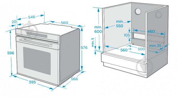 Духовой шкаф Interline OER 760 ETX VA - фото 9