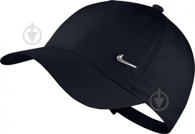 Кепка Nike H86 CAP METAL SWOOSH AV8055-010 OS чорний - фото 1