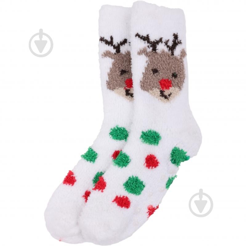 Носки женские La Nuit Home Олень р.one size белый 1 шт. - фото 1 Носки женские La Nuit Home Олень р.one size белый 1 шт. - фото 1